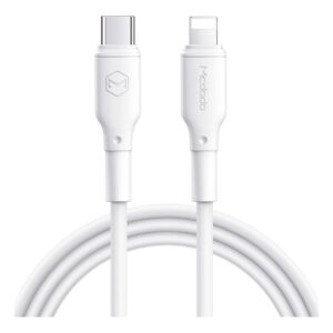 Mcdodo Ca-7290 20W Pd Flexible Serisi Type-C To Lightning Data-Şarj Kablosu 1.2M-Beyaz