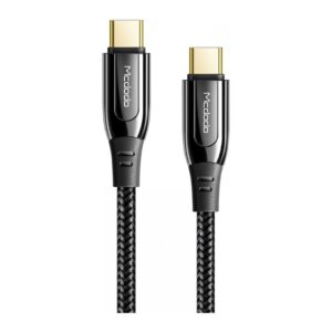Mcdodo CA-8120 100W  Type-C To Type-C Pd Hızlı Data-Şarj Kablosu 1.2M-Siyah