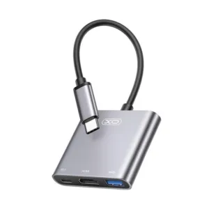 Xo Usb-c Dock Istasyonu,hub011,4k 30hz Hdmı,usb 3.0,100w Pd Şarj Desteği,5 Gbps Veri Aktarma