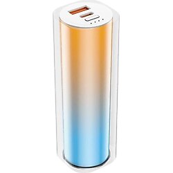 XO XO PR221 Mini Hızlı Şarj PowerBank, 5000mAh, 22.5W Hızlı Şarj, Çift Port USB-C ve USB-A, LED Gösterge, Çok Renkli