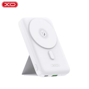 XOPR211 38.5W PD Hızlı Fast TYPE-C (USB-C) / USB-A Çift Çıkışlı Stant Özellikli MagSafe Uyumlu Kablosuz Wireless 10000 Mah Powerbank Şarj Aleti