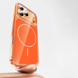 BRABUS iPhone 17 Pro MaxUyumlu MagSafe Özellikli Sert Şeffaf Over Telefon Kılıfı