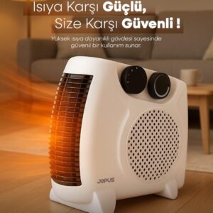 Jopus Thermorheat 2000W Elektrikli Fanlı Isıtıcı